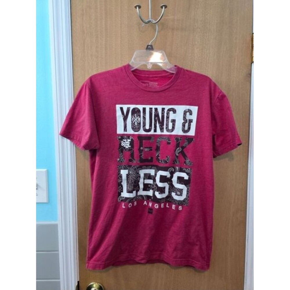 Young & Reckless Red Graphic Crewneck Tee
